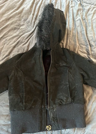 Vintage Baby Phat Black Suede & Faux Fur Jacket – Size XXL, brand: Baby Phat, condition: Good, size: XXL / 44 / 16, €150.00, €158.20 includes Buyer Protection