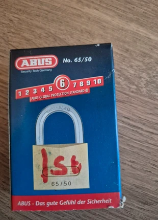 Nieuw hangslot abus 65/50, merk: ABUS, staat: Nieuw met prijskaartje, € 14,50, € 15,93 inclusief Kopersbescherming