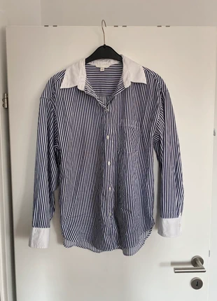 blau weiß gestreiftes Hemd, marke: H&M, zustand: Sehr gut, größe: M / 38 / 10, 4,00 €, 4,40 € inklusive Vinted-Käuferschutz