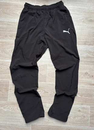 Trackpant baggy pantalon de sport parachute jogging Puma noir logo blanc taille S, marque: Puma, état: Très bon état, taille: S, 18,00 €, 19,60 € Protection acheteurs incluse