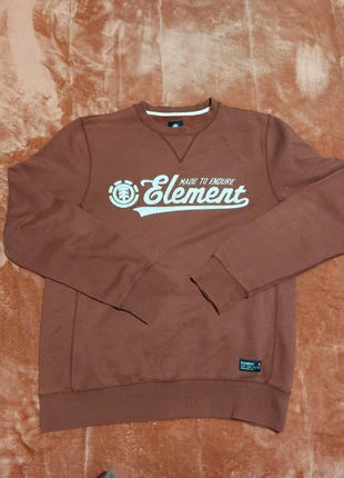 Sweat element bordo acastanhado M, marca: Element, estado: Bom, tamanho: M, €20.00, €21.70 inclui Proteção do Comprador