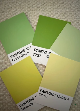 Pantone postkaarten | 5 stuks, merk: Pantone, staat: Heel goed, € 2,15, € 2,96 inclusief Kopersbescherming