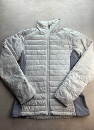 columbia doudoune light coupe cintrée blanche et gris clair S sportwear femme, marke: Columbia, zustand: Sehr gut, größe: S / 36 / 8, 28,00 €, 30,10 € inklusive Vinted-Käuferschutz