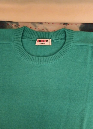 Vintage pull Rodier Turquoise début 80's, brand: Rodier, condizioni: Ottime, taglia: L, €25.00, €26.95 include la Protezione acquisti