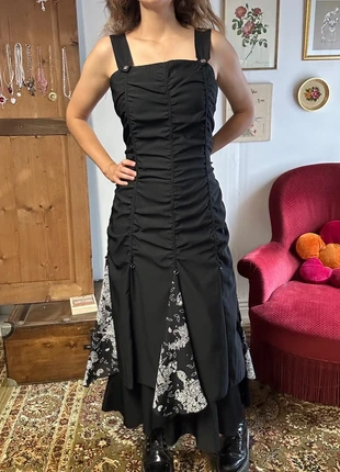 Robe plissée noire très longue y2k witchcore vibe, brand: Vintage Dressing, condition: Very good, size: XL / 42 / 14, €20.00, €21.70 includes Buyer Protection Pro