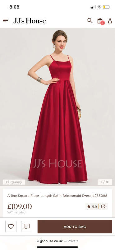 red prom dress / bridesmaid dress - Vinted