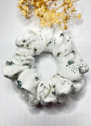 Chouchou élastique scrunchie en double gaze, marca: Fabrication Artisanale, estado: Muy bueno, 3,00 €, 3,85 € Protección al comprador Pro incluida