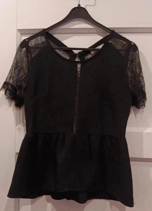 Haut en dentelle noire Kilibbi – Élégance & féminité – Taille M/L, marque: Kilibbi, état: Très bon état, taille: M / 38 / 10, 5,00 €, 5,95 € Protection acheteurs incluse