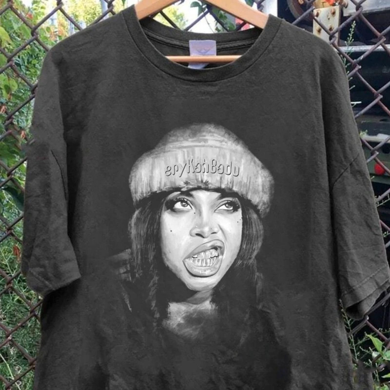 Erykah Badu Retro Shirt, Erykah Badu Shirt, Erykah Badu Concert Shirt, Music Rock,_1