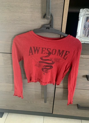 Top manches longues fantaisie Jennyfer XXS, marque: Jennyfer, état: Bon état, taille: XXS / 32 / 4, 1,50 €, 2,28 € Protection acheteurs incluse