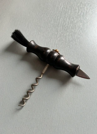 Rare Tir-bouchon ancien et de collection modèle T avec pinceau et lame XIXeme siècle, merk: Rare, staat: Nieuw zonder prijskaartje, € 125,00, € 131,95 inclusief Kopersbescherming