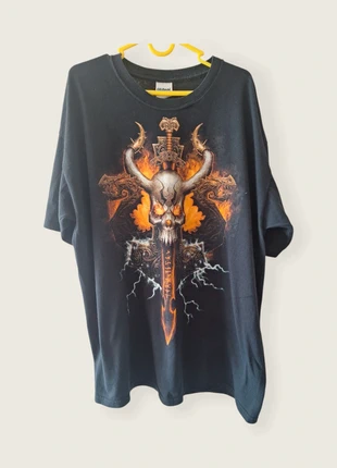 Spiral gothic god of thunder tshirt mens size xl  black, brand: Gildan, condition: Good, size: XL, £9.50, £10.68 includes Buyer Protection