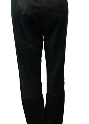 Ann Demeulemeester, zwarte, leren legging (wax look) , maat 36, merk: Ann Demeulemeester, staat: Heel goed, maat: S / 36 / 8, € 120,00, € 126,70 inclusief Kopersbescherming Pro