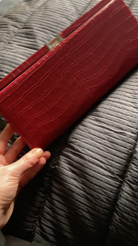 Red clutch 2024 bag topshop