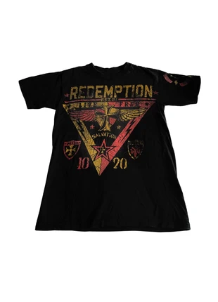 Black Graphic T-Shirt Redemption Edition, brand: Redemption, condition: Good, size: S, £18.04, £19.64 includes Buyer Protection