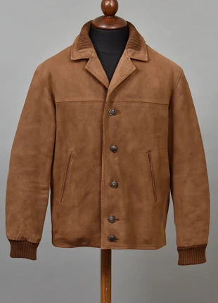 Blouson vintage en cuir suédé taille M, condition: Good, size: M, €40.00, €42.70 includes Buyer Protection