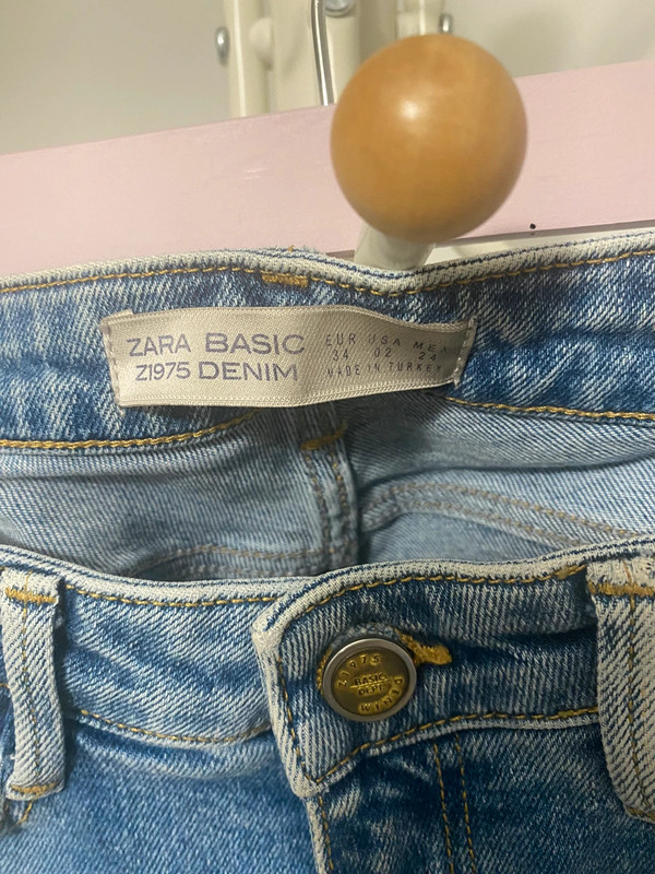 Jeans rotos azul ZARA 34 2