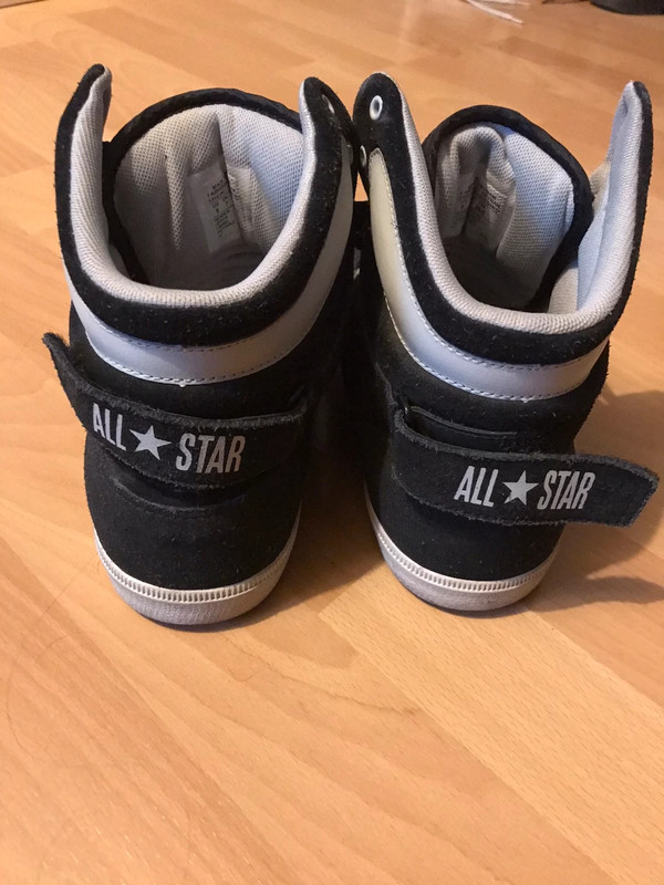 Basket Converse montante noir et blanc taille 40 Vinted