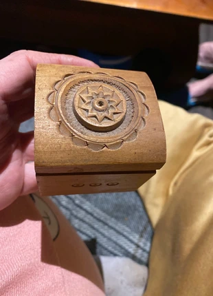 Boîte à bijoux vintage sculpté à la main en bois, état: Bon état, 13,00 €, 14,35 € Protection acheteurs incluse