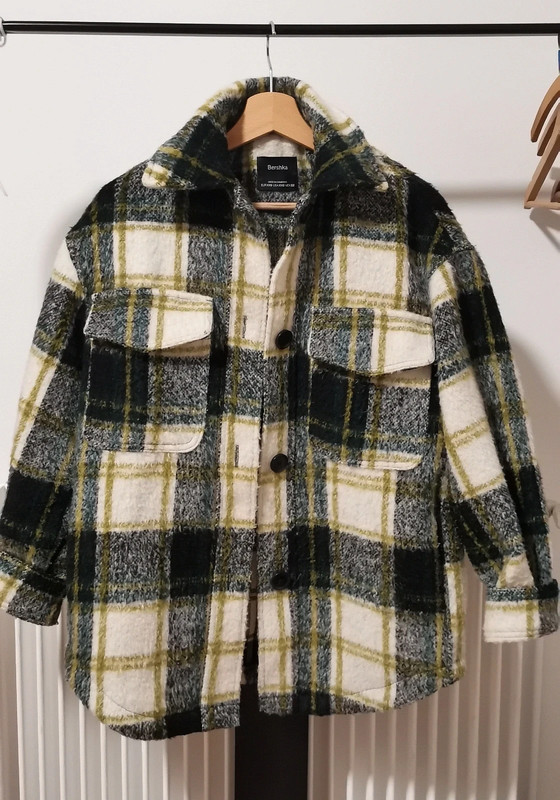 Manteau a carreaux bershka hotsell