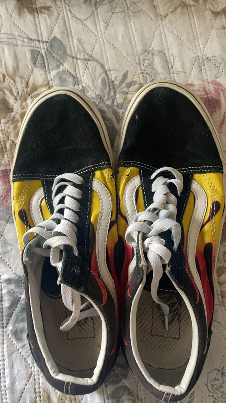 Scarpe on sale vans fiamme