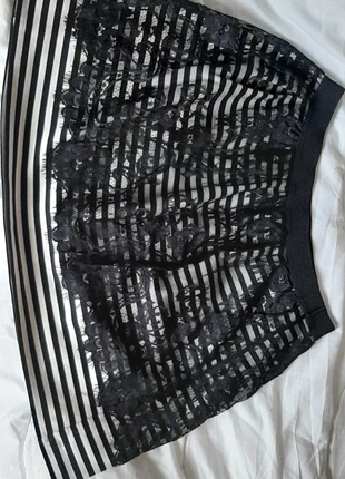 Jupe avec dentelle, condition: Very good, size: L / 40 / 12, €2.00, €2.80 includes Buyer Protection