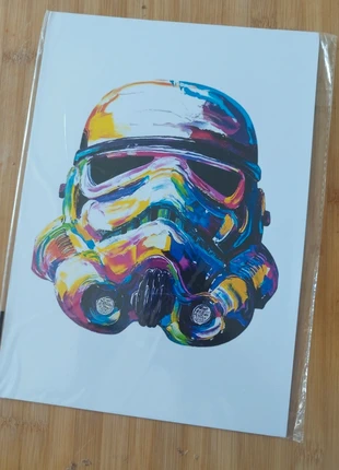 Storm Trooper A4 Artwork Print Star Wars Art, brand: Art, condition: New without tags, £6.00, £7.00 includes Buyer Protection Pro