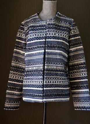 Blauwe jas mango S 36, merk: Mango, staat: Heel goed, maat: S / 36 / 8, € 10,00, € 11,20 inclusief Kopersbescherming