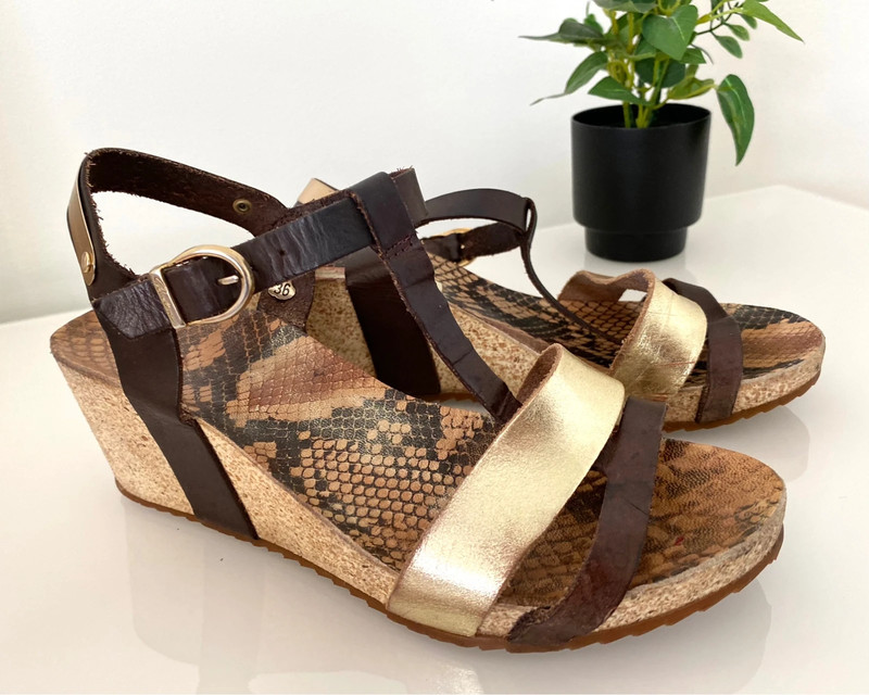 dynamisch klein straal Sleehak sandalen van Penelope Collection - Vinted