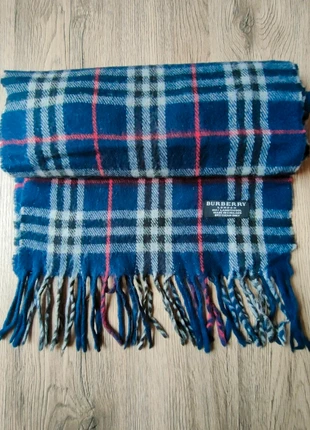 Écharpe Burberry bleue en cashmere véritable, marke: Burberry, zustand: Gut, 29,00 €, 31,15 € inklusive Vinted-Käuferschutz