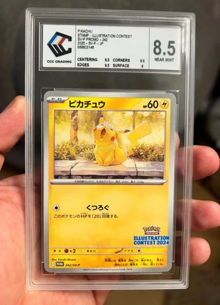 Carte Pikachu promo stamp contest, marque: Pokémon, état: Neuf avec étiquette, 45,00 €, 47,95 € Protection acheteurs incluse