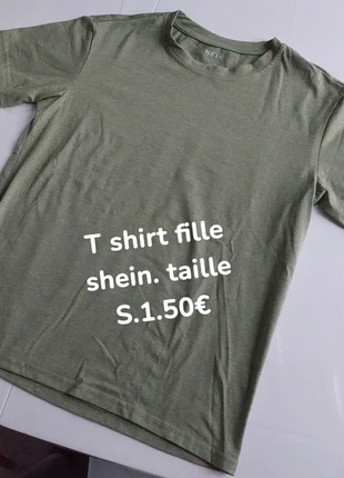 T shirt ado fille taille S, marke: Shein, zustand: Sehr gut, größe: S, 1,50 €, 2,28 € inklusive Vinted-Käuferschutz