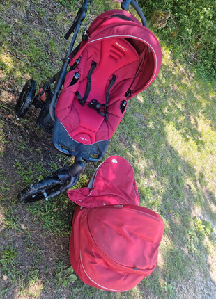 Poussette high trek rouge shop