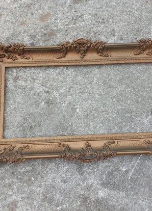 Grand cadre xxl 96x55 vintage rococo baroque doré bohème, merk: Rococo, staat: Goed, € 50,00, € 53,20 inclusief Kopersbescherming Pro