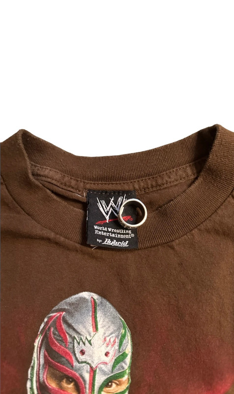 Vintage Y2K WWE Rey Mysterio Brown Long Sleeve Shirt 2