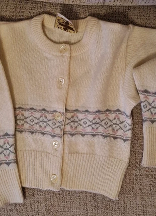 Cardigan/Chaqueta con Grecas Vintage, marca: Vintage, estado: Nuevo sin etiquetas, tamaño: 6 años / 116 cm, 10,00 €, 11,20 € Protección al comprador incluida