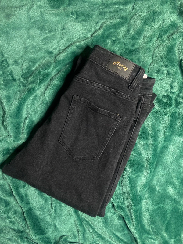 Czarne spodnie jeansowe 1