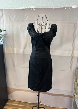 Vintage-style Collectif black ruched pin-up sweetheart dress – size 10, brand: Collectif, condition: New without tags, size: M / 10, £15.00, £16.45 includes Buyer Protection