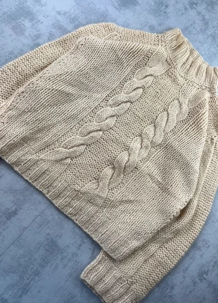 Pull 100% laine blanc crème / Pull Aran vintage - S, brand: Vintage Dressing, condition: Very good, size: S / 36 / 8, €41.90, €44.70 includes Buyer Protection Pro