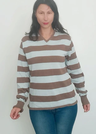 Pull rayé sympa, marque: Crossby, état: Bon état, taille: L, 8,00 €, 9,10 € Protection acheteurs (Pro) incluse