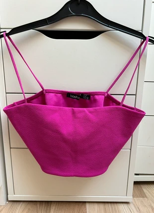 Hot Pink Strap Top, brand: Boohoo, condition: New without tags, size: M / 38 / 10, €2.50, €3.33 includes Buyer Protection