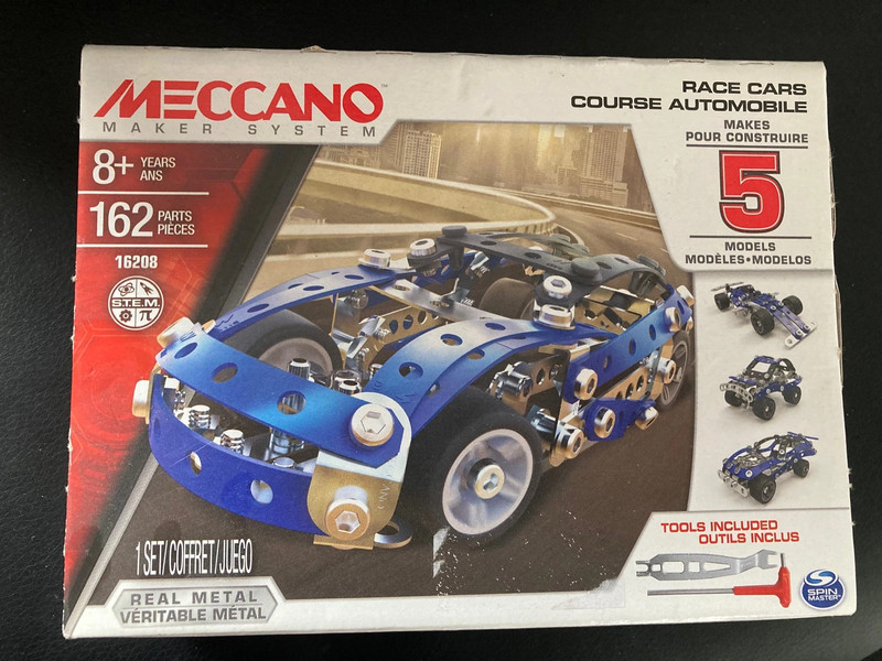 Coffret construction Meccano 5 en 1