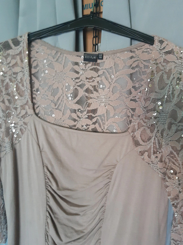 festliches Shirt mit Spitze & Pailletten "Bodyflirt" (73) 3