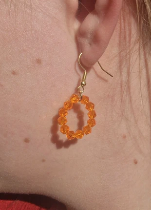 Oranje oorbellen, marca: Handgemaakt, estado: Nuevo sin etiquetas, 2,00 €, 2,80 € Protección al comprador incluida