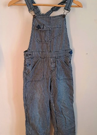 Latzhose gestreift, marke: Alcott, zustand: Sehr gut, größe: 10 Jahre / 140, 5,00 €, 5,95 € inklusive Vinted-Käuferschutz