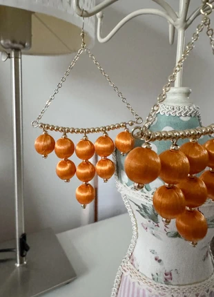 Orange lightweight Earrings, brand: simple sphere, condition: Very good, £4.00, £4.90 includes Buyer Protection