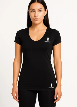 T-shirt tecnica Nordicdots nera – Taglia M 🖤, marke: Nordicdots, zustand: Sehr gut, größe: M / 38 / 10, 19,00 €, 20,65 € inklusive Vinted-Käuferschutz