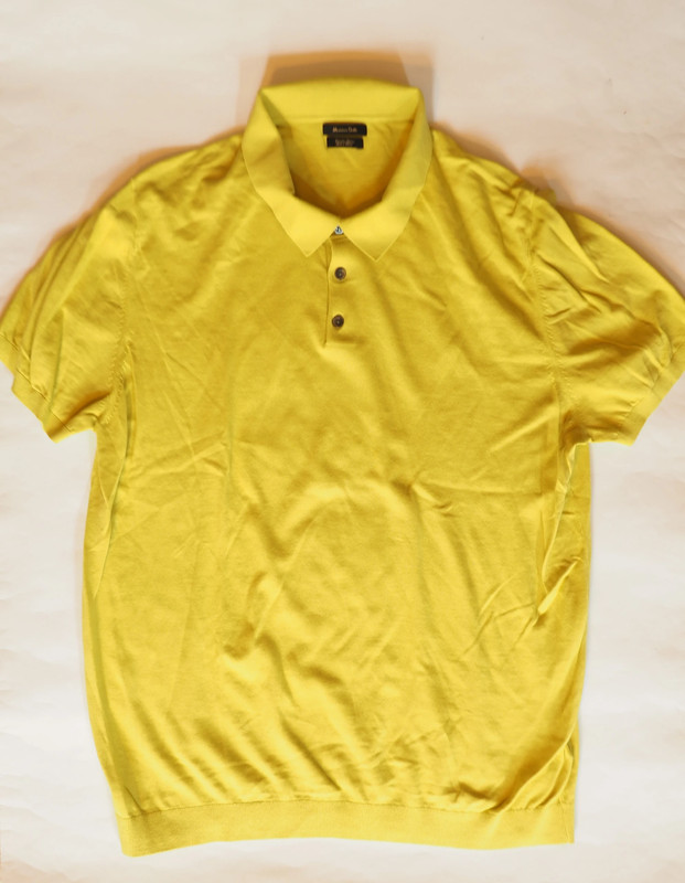 Polo jaune Massimo Dutti, XXL 1