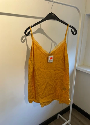 Topje met kant, marca: MS Mode, estado: Nuevo con etiquetas, tamaño: XL / 42 / 14, 4,50 €, 5,43 € Protección al comprador incluida