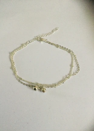 Silver coloured anklet, brand: NO LABEL, condition: New without tags, £3.00, £3.85 includes Buyer Protection